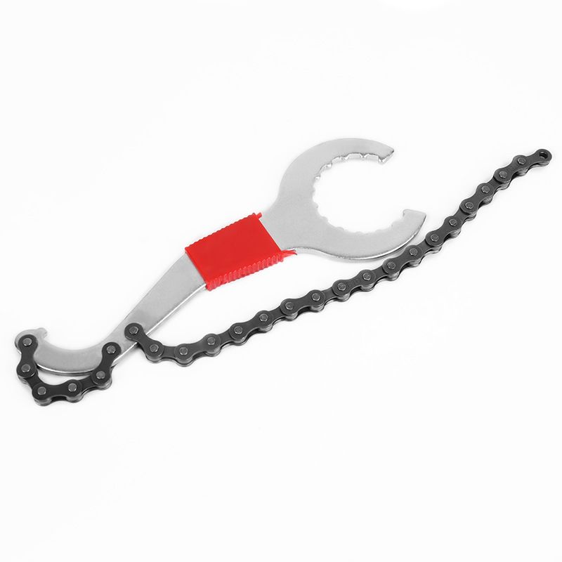 Outil multifonction pour vélo, clé de fixation du volant d'inertie de l'arbre intermédiaire, clé à crochet de queue, outil de réparation de vélo trois en un_voghion.com
