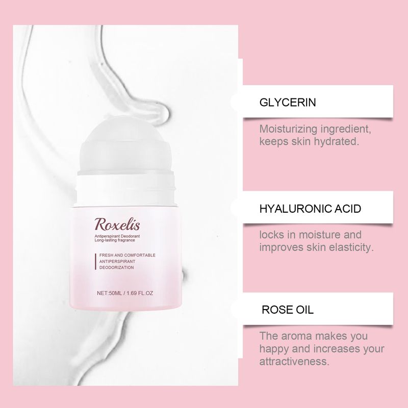 Parfum en forme de boule Parfum de rose Parfum frais Parfum à emporter avec vous Parfum corporel rafraîchissant et confortable Parfum portable en forme de boule_voghion.com