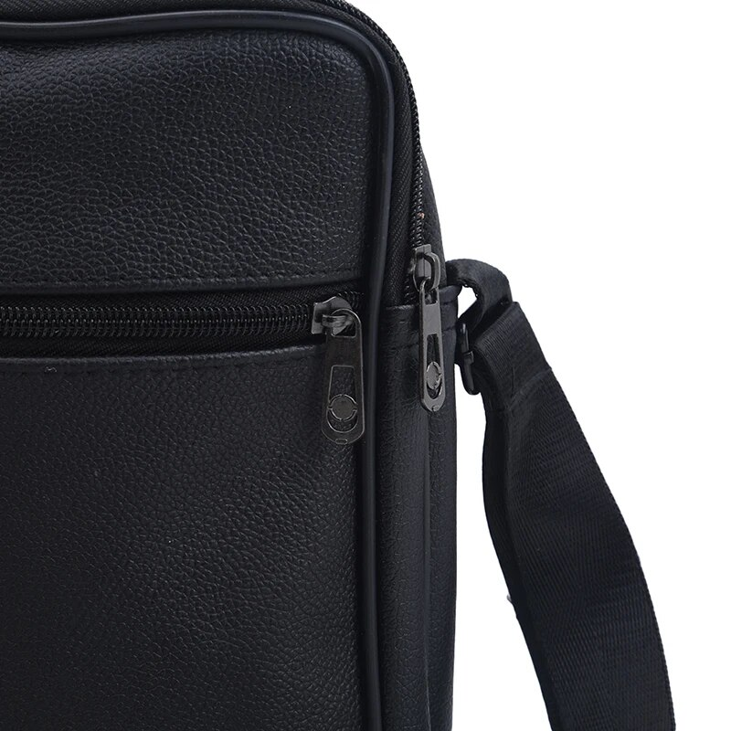 Nowa męska miękka skórzana torba na ramię, biznesowa, typu crossbody, swobodna, męska torba na rękę, wysokiej jakości, mała, podróżna345_voghion.com