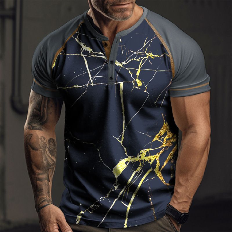 20233 Button Lässiges 3D-bedrucktes Herren-Street-Fashion-T-Shirt für den Außenbereich_voghion.com