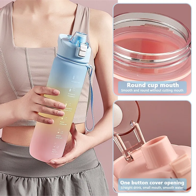 Sport vizes palack Space Cup Juice Cup Vizes palack Fitness Vizes Palack Utazós Kupa Italpalack 1000ml_voghion.com