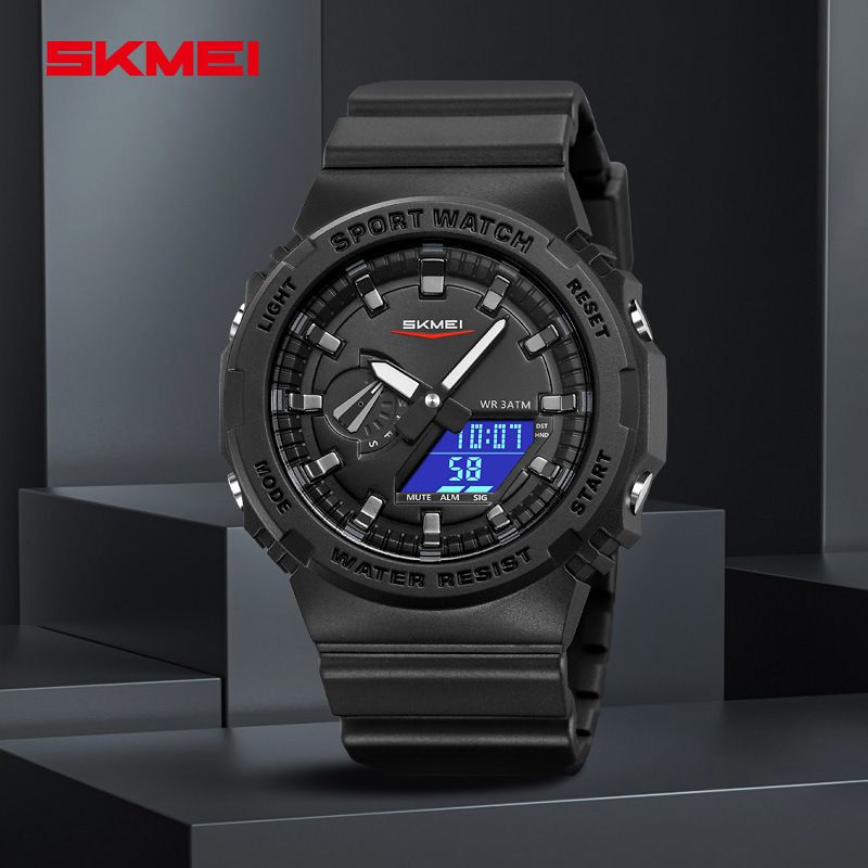 Momentum Multi-Set Wecker Sport Chronograph Student Multifunktionszeiger Elektronische Synchronisation Macine_voghion.com