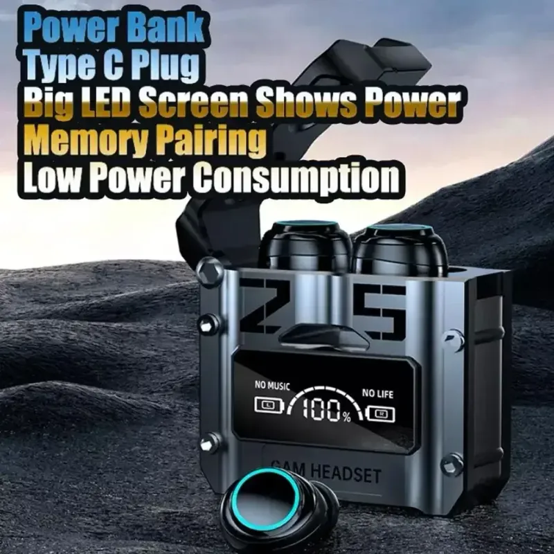 M25 TWS Wireless Headphones Earphones Bluetooth Touch Control Noise Reduction Stereo Earbuds Headsets For Xiaomi Iphone_voghion.com