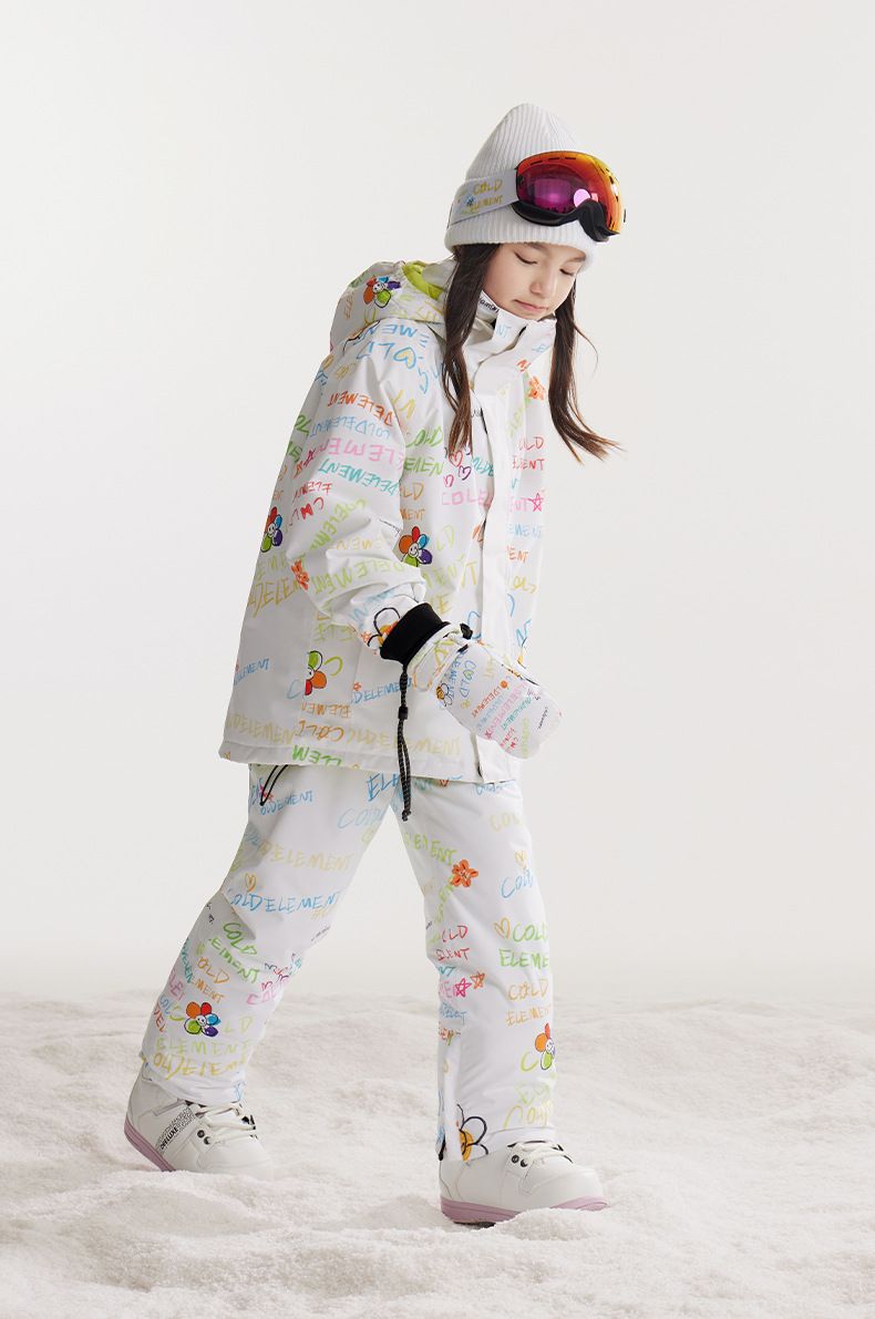 Kids' Ski Jacket With Waterproof & Windproof Technology - Warm Snowsuit For Boys & Girls - Lightweight & Breathable For Skiing_voghion.com