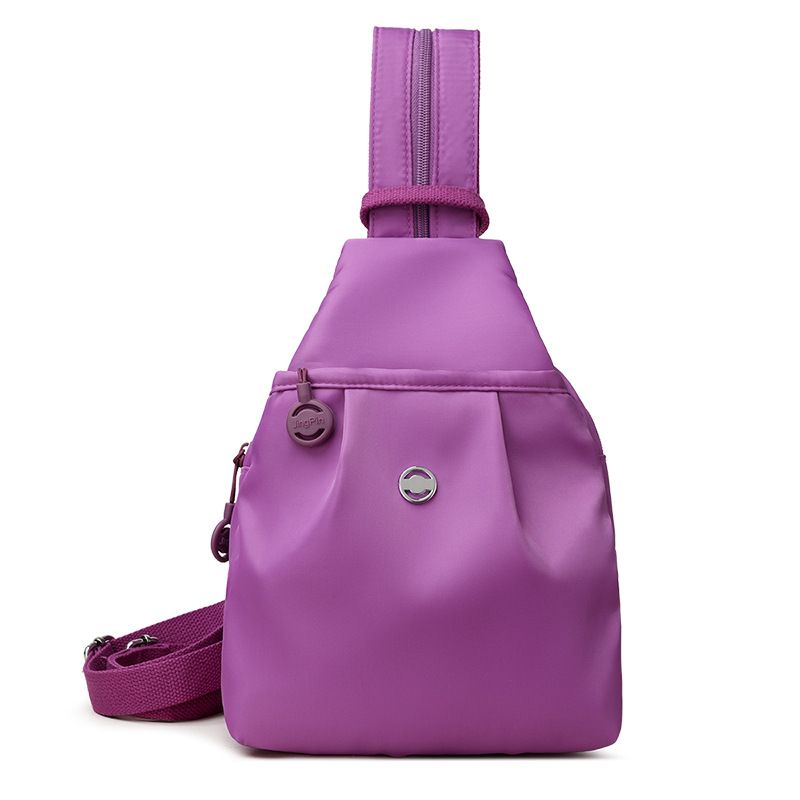 Zaino da donna antifurto in tessuto Oxford leggero mini texture semplice moda trendy versatile piccola borsa_voghion.com