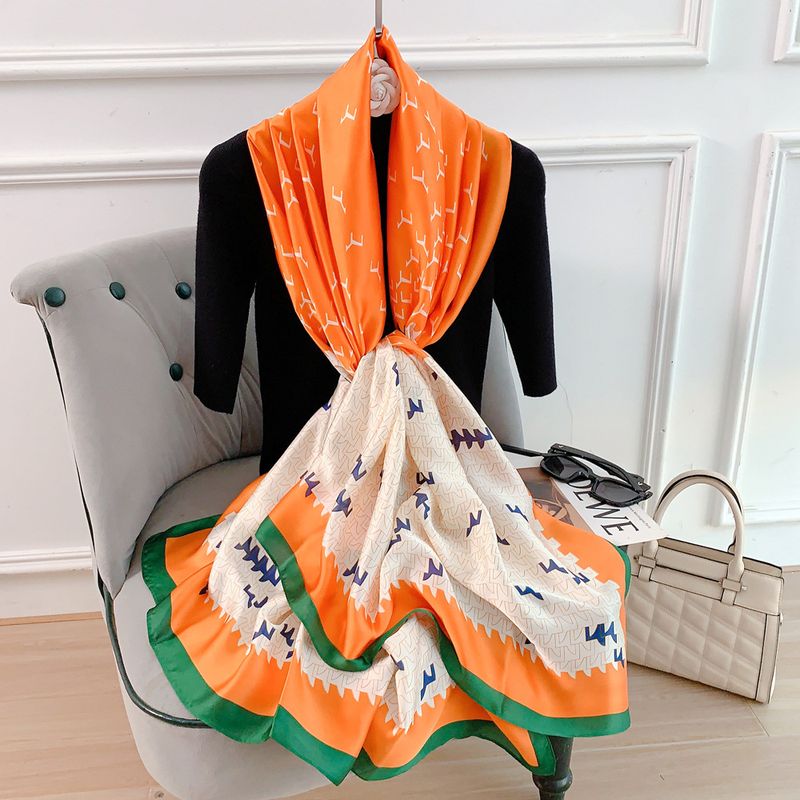 90 x 180 cm, mittellang, mit Yan Nanfei-Design, edler, eleganter Seidenschal für Mütter zum Begleiten und Vorzeigen_voghion.com