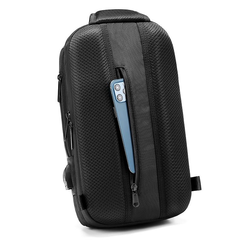 Designer de alta qualidade fábrica atacado moda anti roubo homens personalizados à prova d 'água ombro crossbody peito estilingue saco_voghion.com