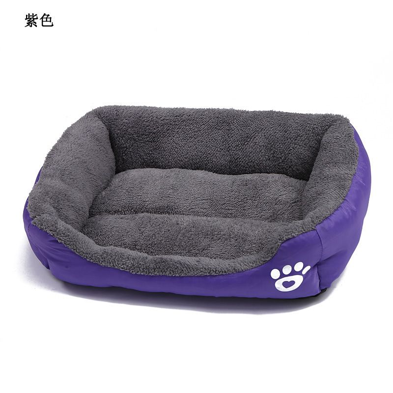 Ganzjahres-Haustierbett für Hunde in Bonbonfarben, quadratisch, Teddy, Pomeranian_voghion.com