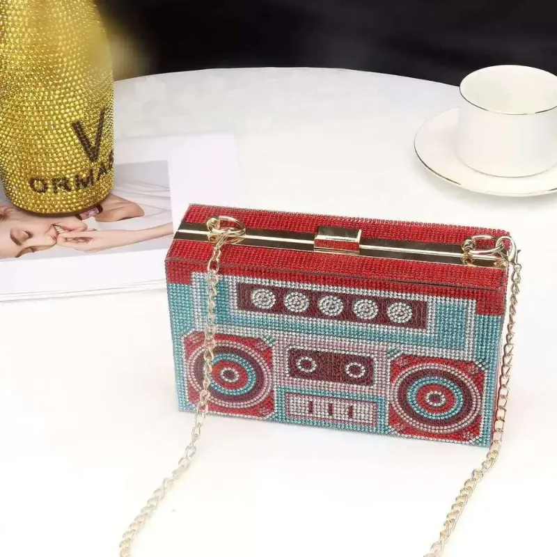 Pochette de soirée en strass pour femme, pochette de mariage, pochette de soirée ..._voghion.com