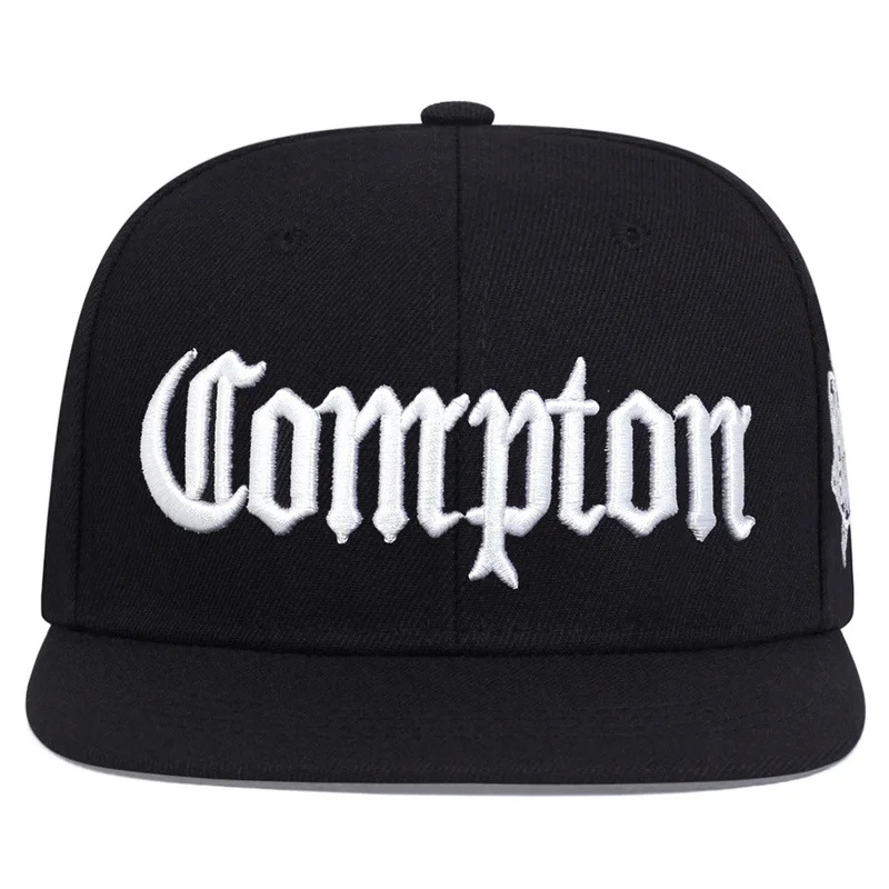 Cappello Hip Hop Compton Youth a tesa piatta da uomo alla moda per la danza di strada_voghion.com