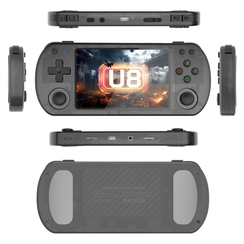 Video Game Consoles U8 Retro Handheld Game Console Open Source Linux System Game Console 4.0 Inch PS Handheld_voghion.com