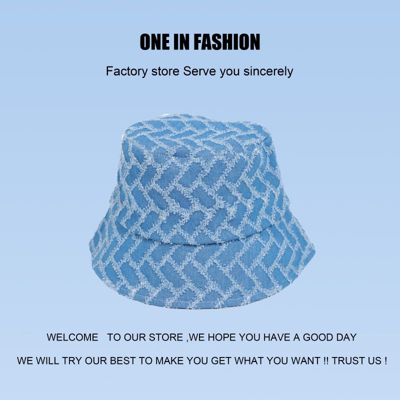 Veca retro džinsa kausa cepure, daudzpusīga ubaga cepure, saules aizsargkrēms sejai, maza kausa cepure_voghion.com