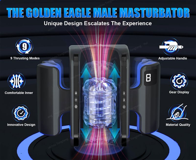 TD Automatic Cup Male Masturbator, 10, Thrusting And Vibration Mode, Heating Function With Phone Holder, Stroker, Adult Sex_voghion.com
