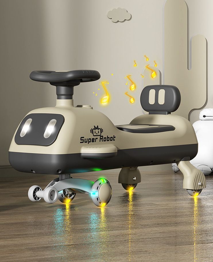 Children's Twist Swing Anti-Rollover 1-6 Years Old Baby Multi-Functional Music Toy Sliding Car_voghion.com