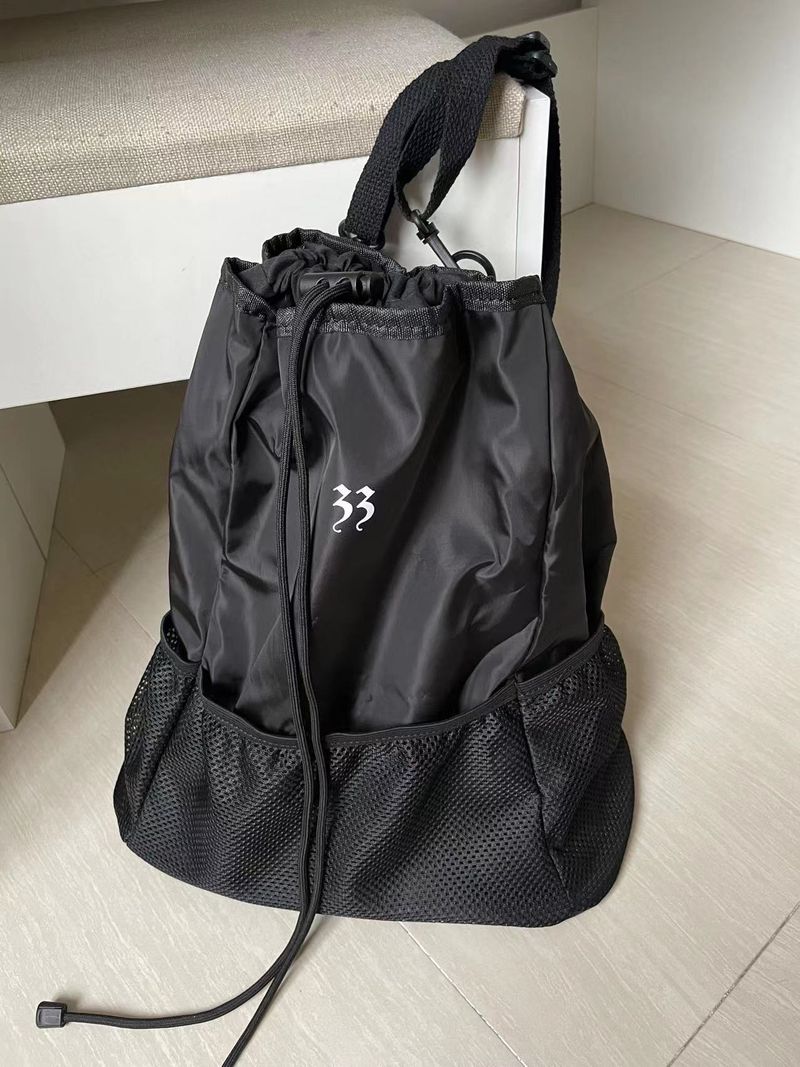 2025 New 3D Offset Printed Space Gray Nylon Capacity Women's Bag Niche Trend Mesh Backpacks_voghion.com
