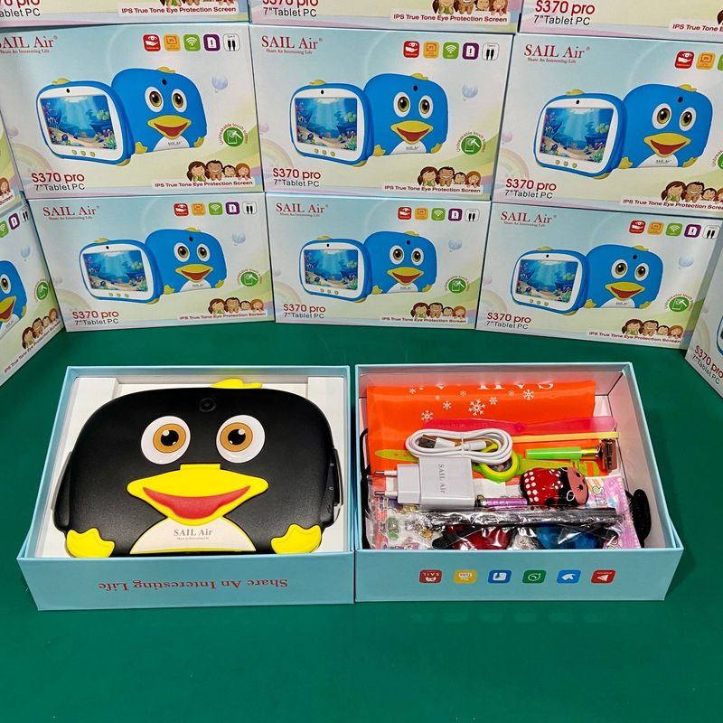 SAIL Air S370pro 7-inch Kids Tablet With Dual SIM, 4G Support, Parental Controls & Educational Apps – Pink/Blue/Black_voghion.com