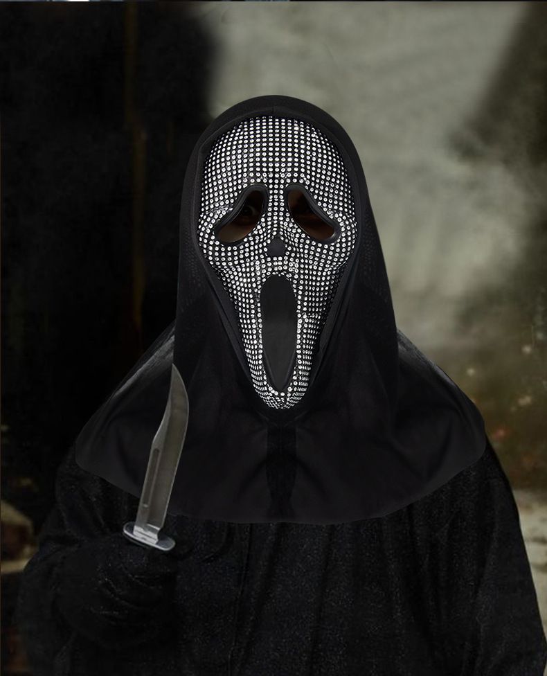 Novi proizvodi za Noć vještica iz 2024. s maskom za lice Diamond Scream Ghost, rekviziti za kostime COS Makeup Ball_voghion.com