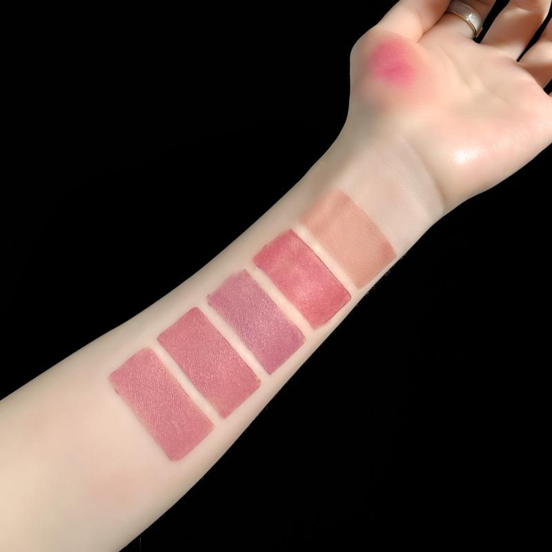 Tienda de cuidado de belleza Lápiz labial combinado de 5 colores, resistente al agua, 5 secciones, mate, Veet, brillo labial antiadherente de larga duración, Lipsti sti_voghion.com