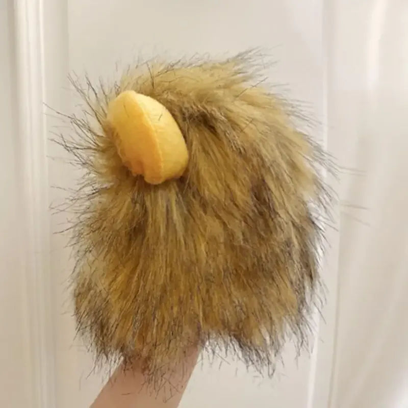 Dekorativer Haustierhut, weich, leicht, im Löwenstil, atmungsaktive Haustierkapuze, entzückende Haustierfotografie-Requisiten, Katzenkostüm, Cosplay_voghion.com