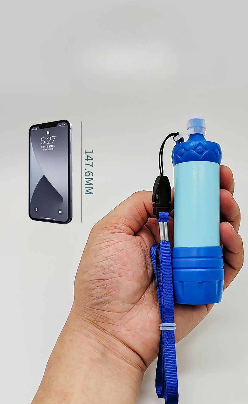 Purificador de agua portátil para exteriores con filtro de paja para emergencias_voghion.com