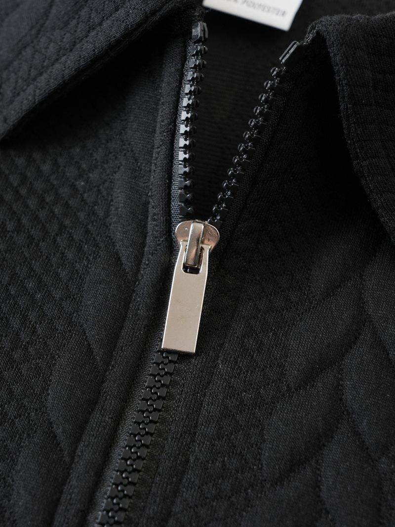 Felpa con cappuccio casual da uomo con cerniera e collo alto - Felpa leggera per primavera e autunno (bianco, grigio, nero, cachi)_voghion.com