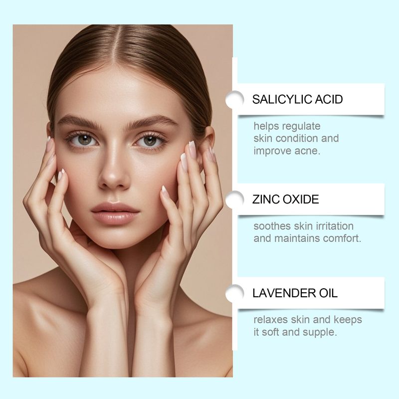 Viareline Crema Trattamento Rinfrescante Controllo del Sebo Confortevole Nutriente Detergente Quotidiano Viso Pelle Acneica_voghion.com