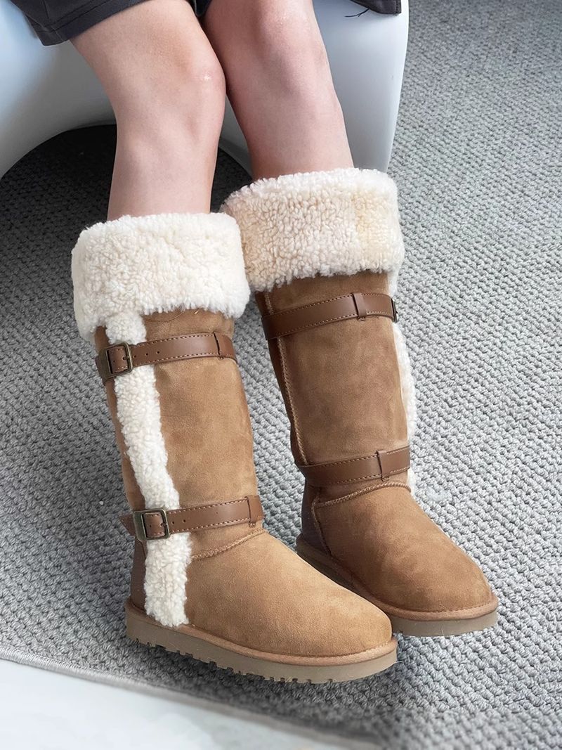 High-Top Boots Stylish And Versatile_voghion.com