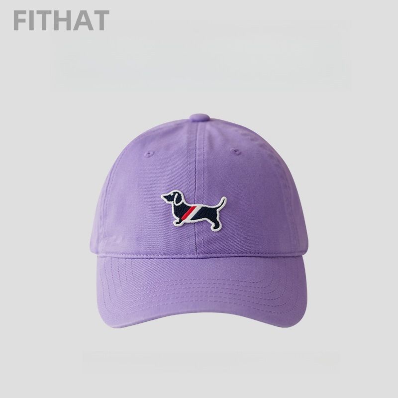Street High Quality Washed Baseball Cap For Men And Women Soft Top Stylish Face Showing Small Duckbill Cap Dachshund Sun Hat_voghion.com