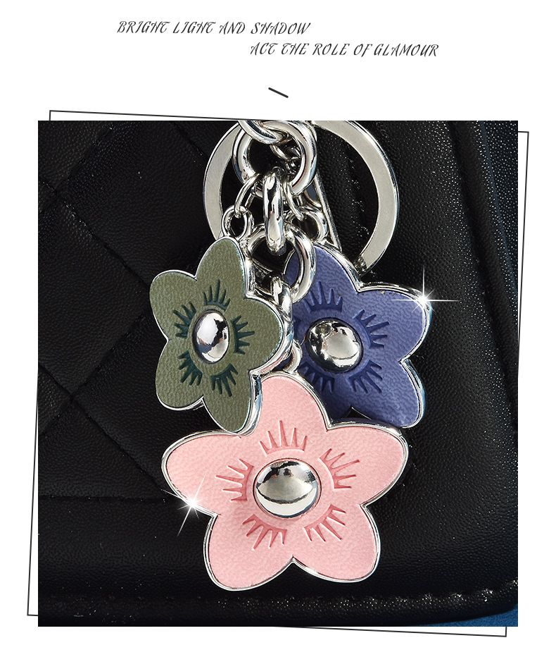Neu Kirsche Herz Kleine Anhänger frauen Tasche Zubehör Exquisite Auto Keychain_voghion.com