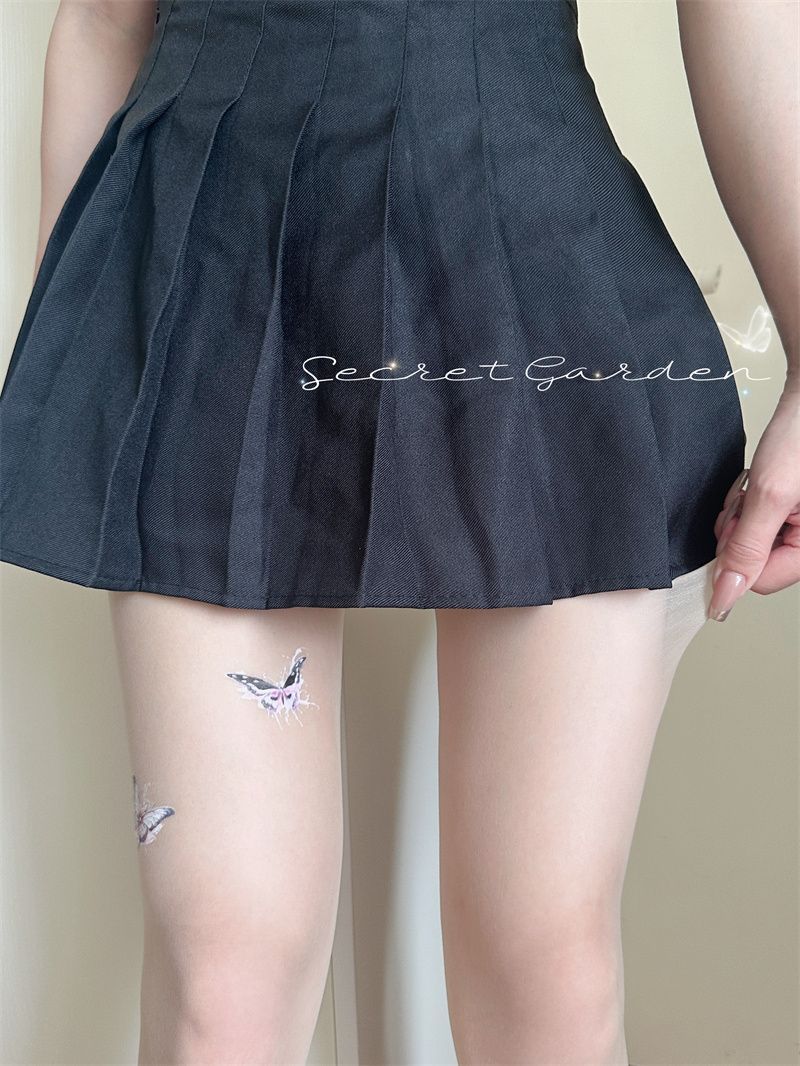 New Butterfly Print Thin Stockings Summer Pure Desire Style Sexy Hot Girl Lins Versatile Pantyhose_voghion.com