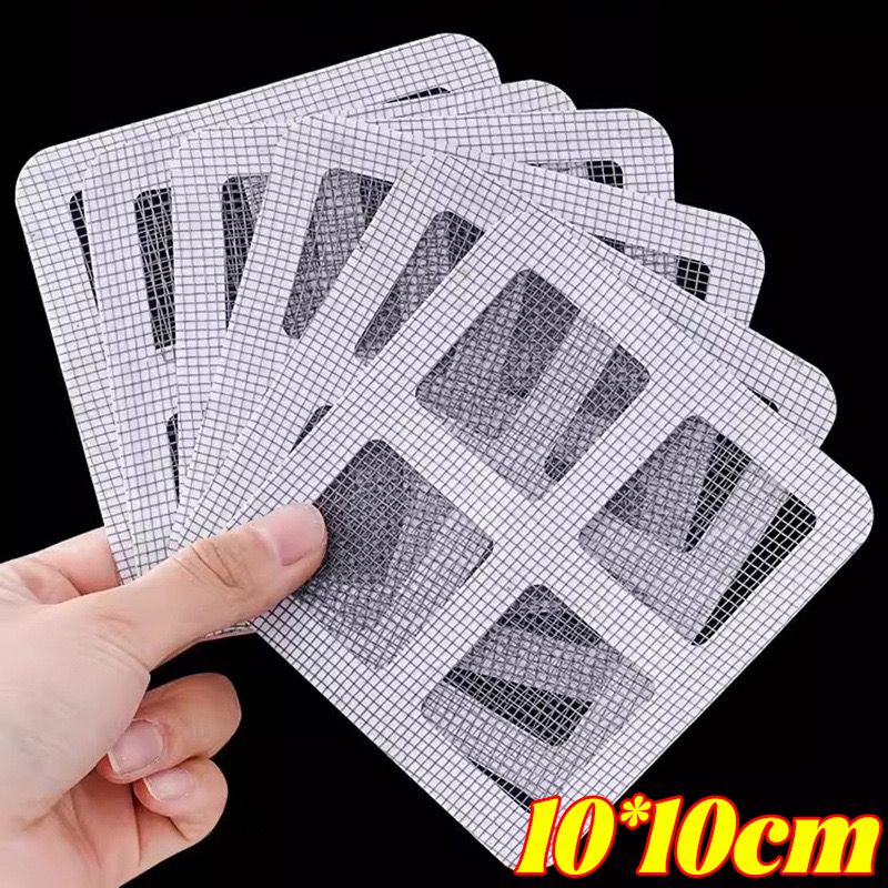 20Pcs Disposable Hair Catcher For Shower Mesh Shower Drain Covers Floor Sink Strainer Filter Mesh Sticker Bathroom Accessories_voghion.com
