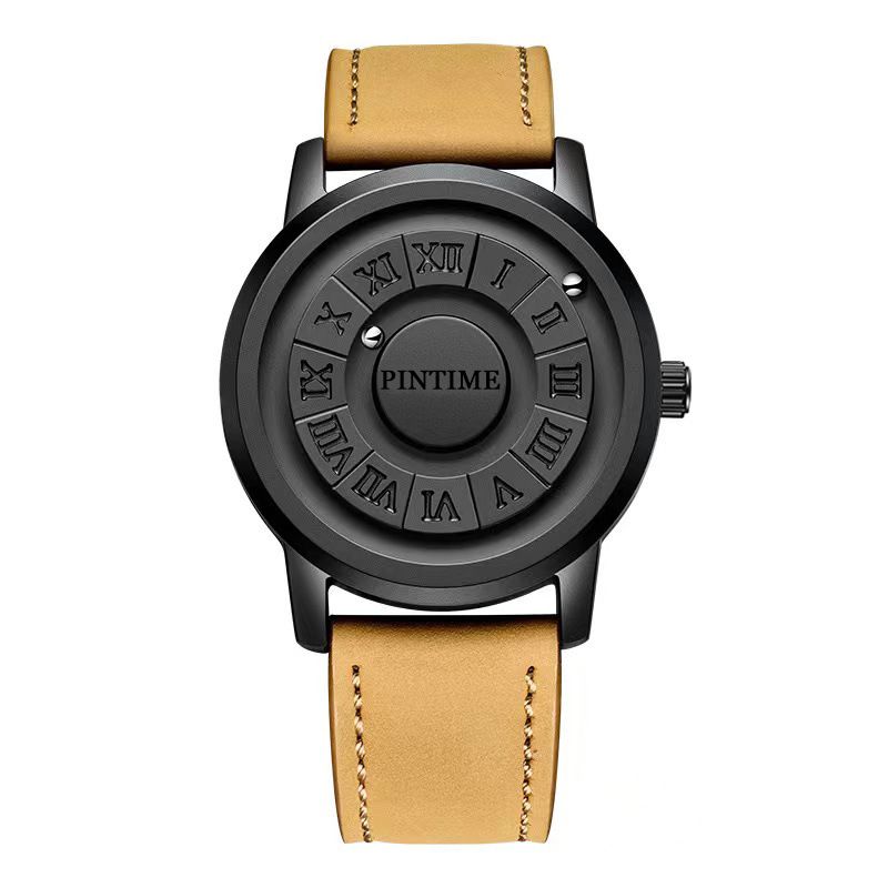 【Kleine Bestellung】 's neues zeigerloses magnetisches Schwarzes Loch-Konzept, Nischen-Herrenuhr, wasserdichte Version_voghion.com