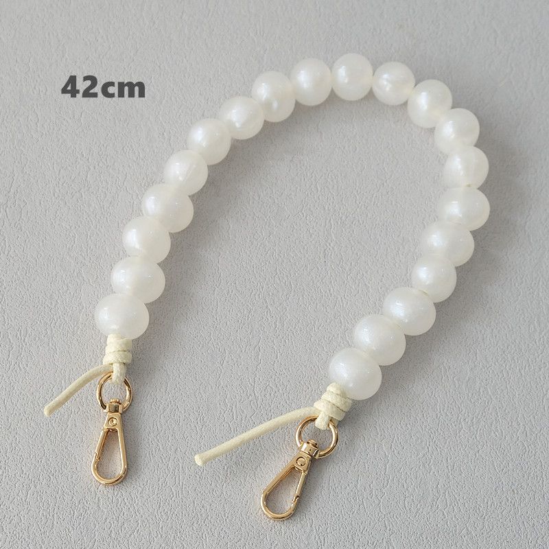 Fashion Acrylic Versatile Iridescent Bead Accessories Strap Single Shoulder Lanyard Bag Phone Chain_voghion.com