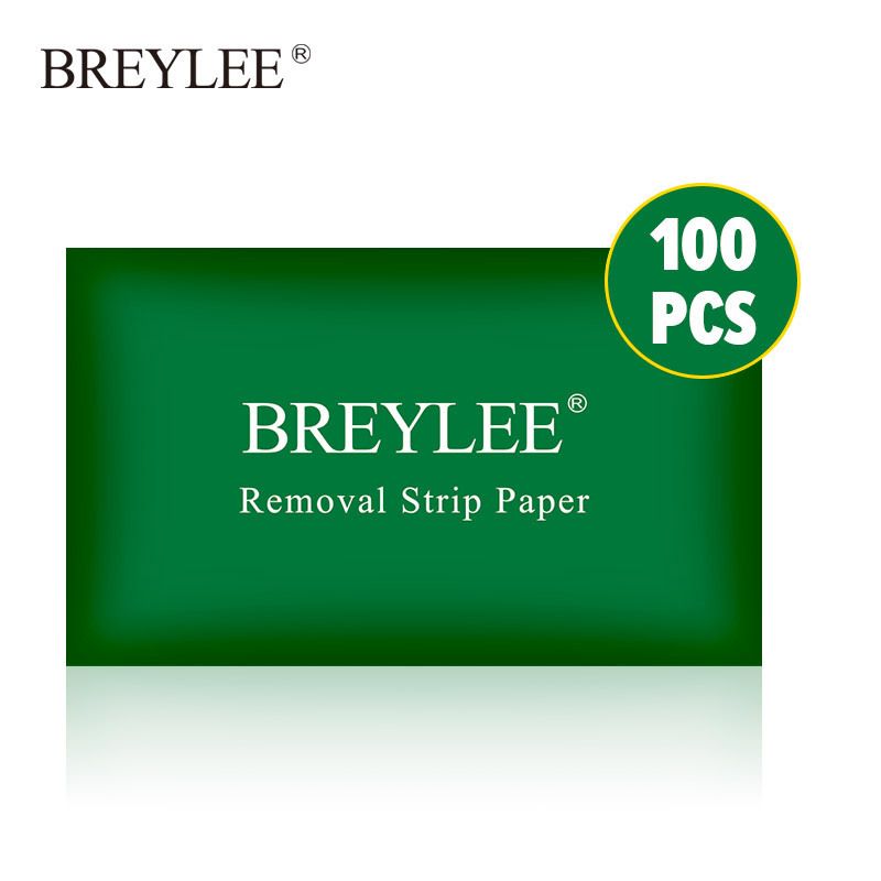 Strisce per la rimozione dei punti neri BREYLEE - 100 strisce detergenti delicate per i pori del naso, per una pulizia profonda, per pelli sensibili e adatte ai viaggi_voghion.com