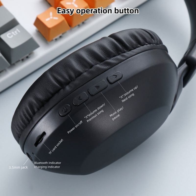 NOVE SODO SD1102 bežične slušalice 5.3" sklopive stereo slušalice preko uha, Bluetooth slušalice_voghion.com