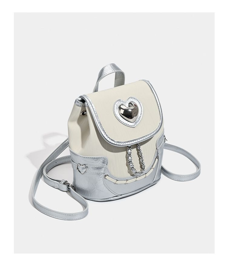 Tree Pattern Heart Women's 2025 Spring And Summer New Student Schoolbag Multifunctional Small Schoolbag Fashion Hundred_voghion.com