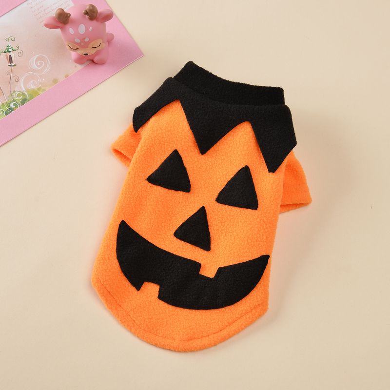 Vestiti per animali domestici e divertente trasformazione Halloween zucca gatto cane piccolo autunno costume orsacchiotto_voghion.com