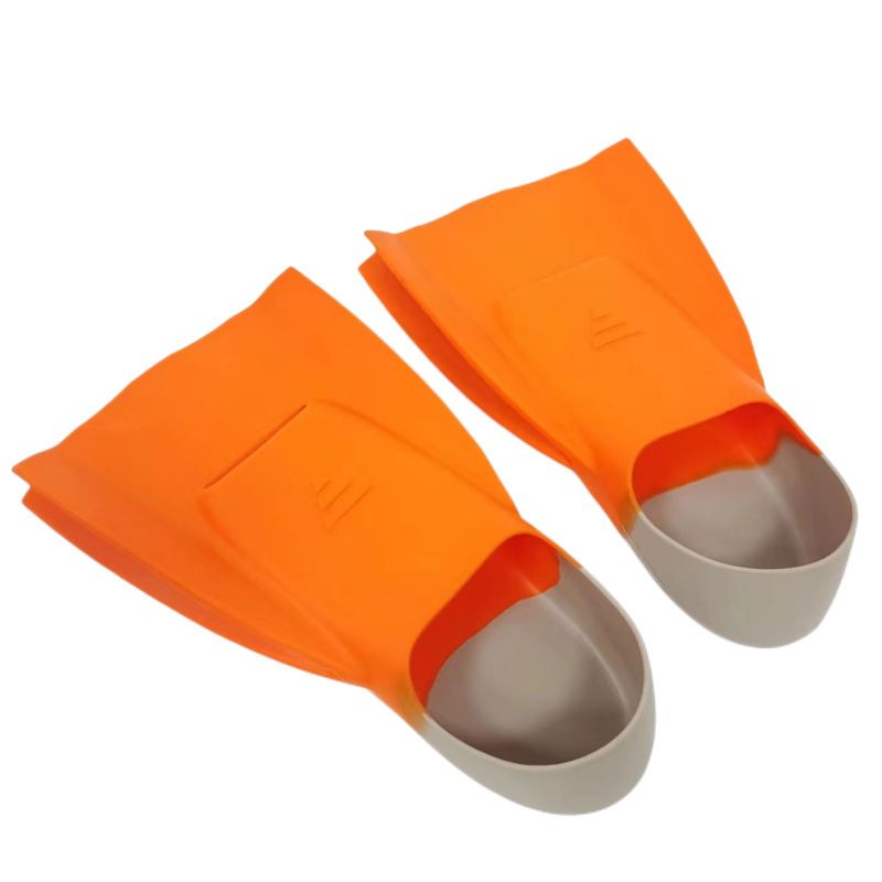 Schwimmflossen für den Außenbereich, kurze Brustschwimmflossen aus Silikon für Männer und Frauen, professionelle, leichte Tauchtrainingsflossen für Erwachsene und Kinder_voghion.com
