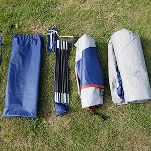 Cross Border Hot Selling Outdoor Ręcznie Zbudowany Dwuwarstwowy Niebieski Namiot Pogrubiony Namiot Turystyczny Namiot Składany Przenośny Namiot Kempingowy_voghion.com