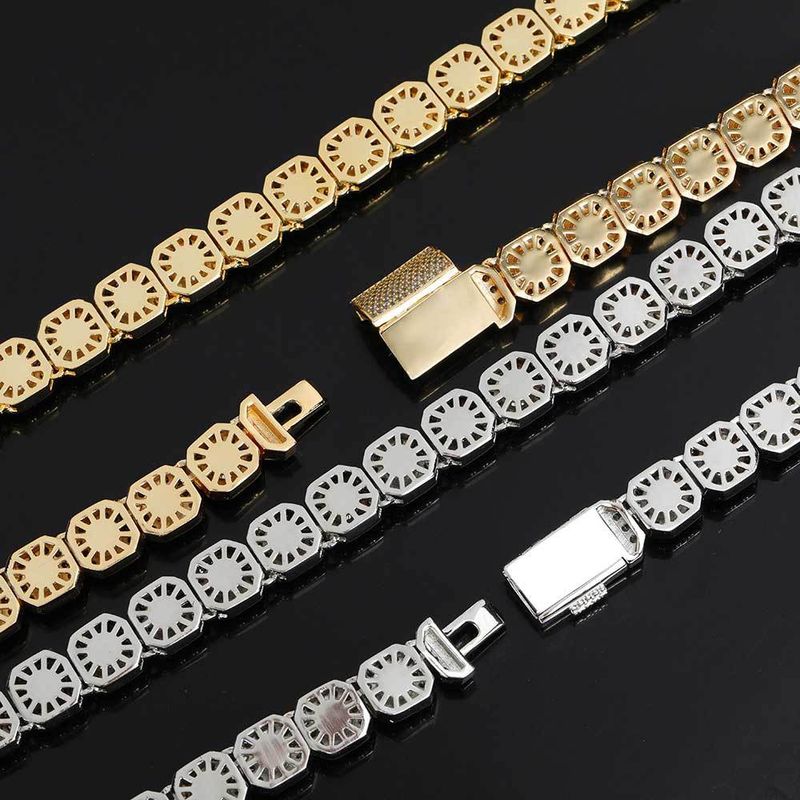Sieradenset voor heren, modieuze ketting met zirkonia, ketting met steentjes en een trendy merkpersoonlijkheid, herenarmband met diamanten, sieraden en accessoires_voghion.com