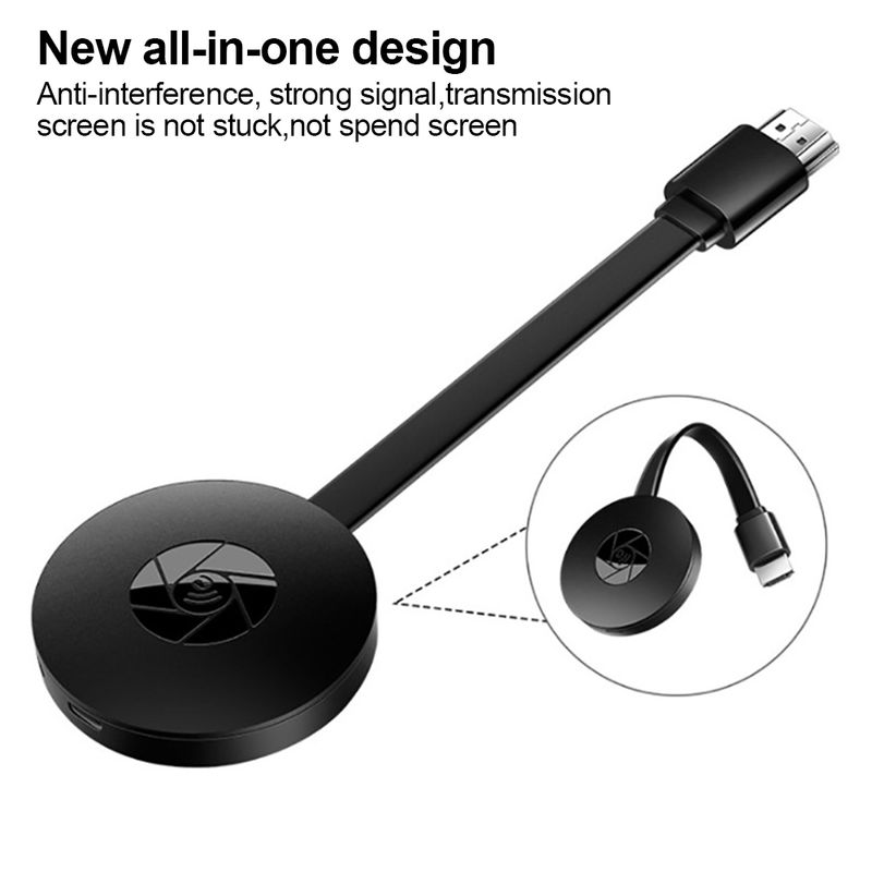 Wireless HDMI Mirroring Multiple Device Mobile Phone Connected To TV HD 1080P Projection Computer IPad WIFI Live Screen_voghion.com