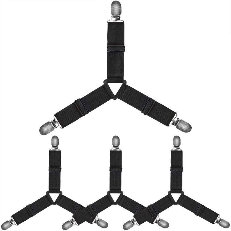 Vio Cross-border Home Textile Bed Four Corners Adjustable Elastic Fixing Clip Fitted Sheet Clips_voghion.com