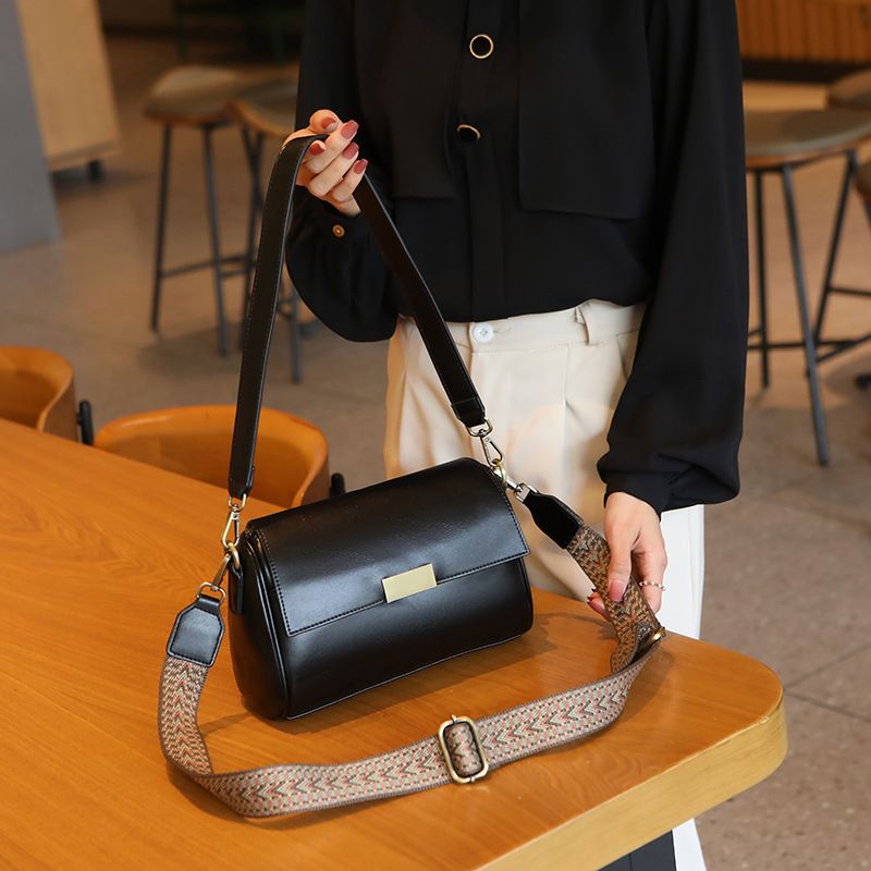 Borsa a tracolla in vera pelle per donna 2024, nuova moda, grande capacità, tracolla larga, borsa da spalla sottobraccio_voghion.com