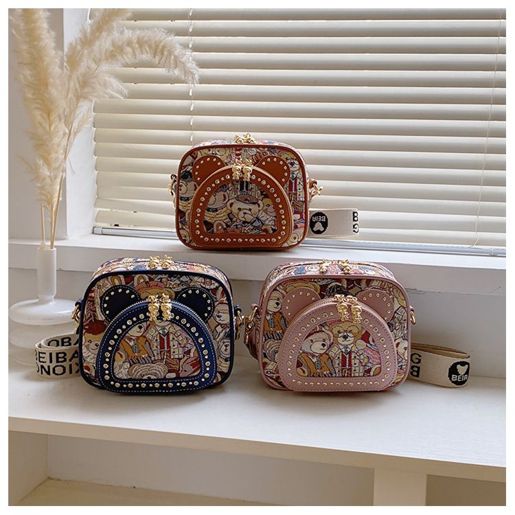 Borsa a tracolla mini carina ricamata per le donne, piccole borse da polso, portafoglio, borsa per cellulare, portamonete_voghion.com