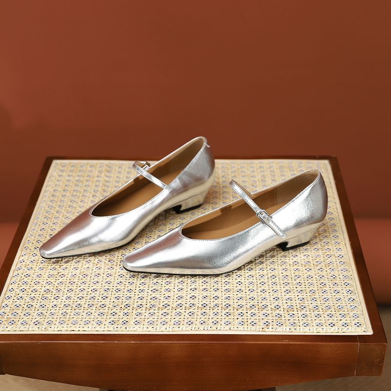 807-1 Französischer Stil, weiches Leder, bequem, spitze Zehenpartie, klobiger Absatz, einzeln, neu, vielseitig, elegant, schlicht, professionell_voghion.com