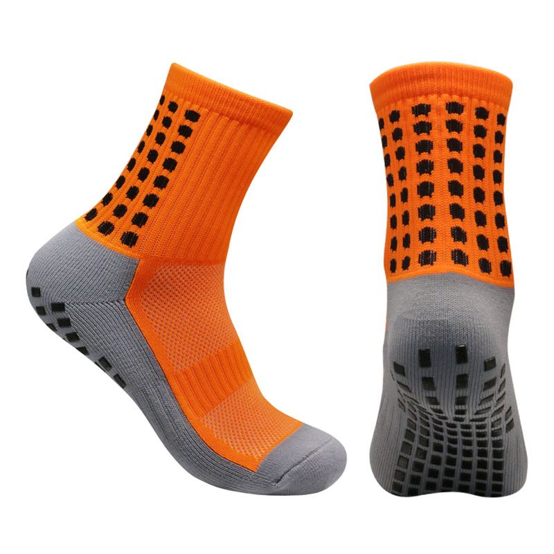 Sporta zeķes, futbola zeķes, biezas, ar dvieli apakšmalu, neslīdošas zeķes, skriešanas zeķes, basketbola zeķes, riteņbraukšanas zeķes, vidēja izmēra caurulītes, punktētas jogas zeķes_voghion.com