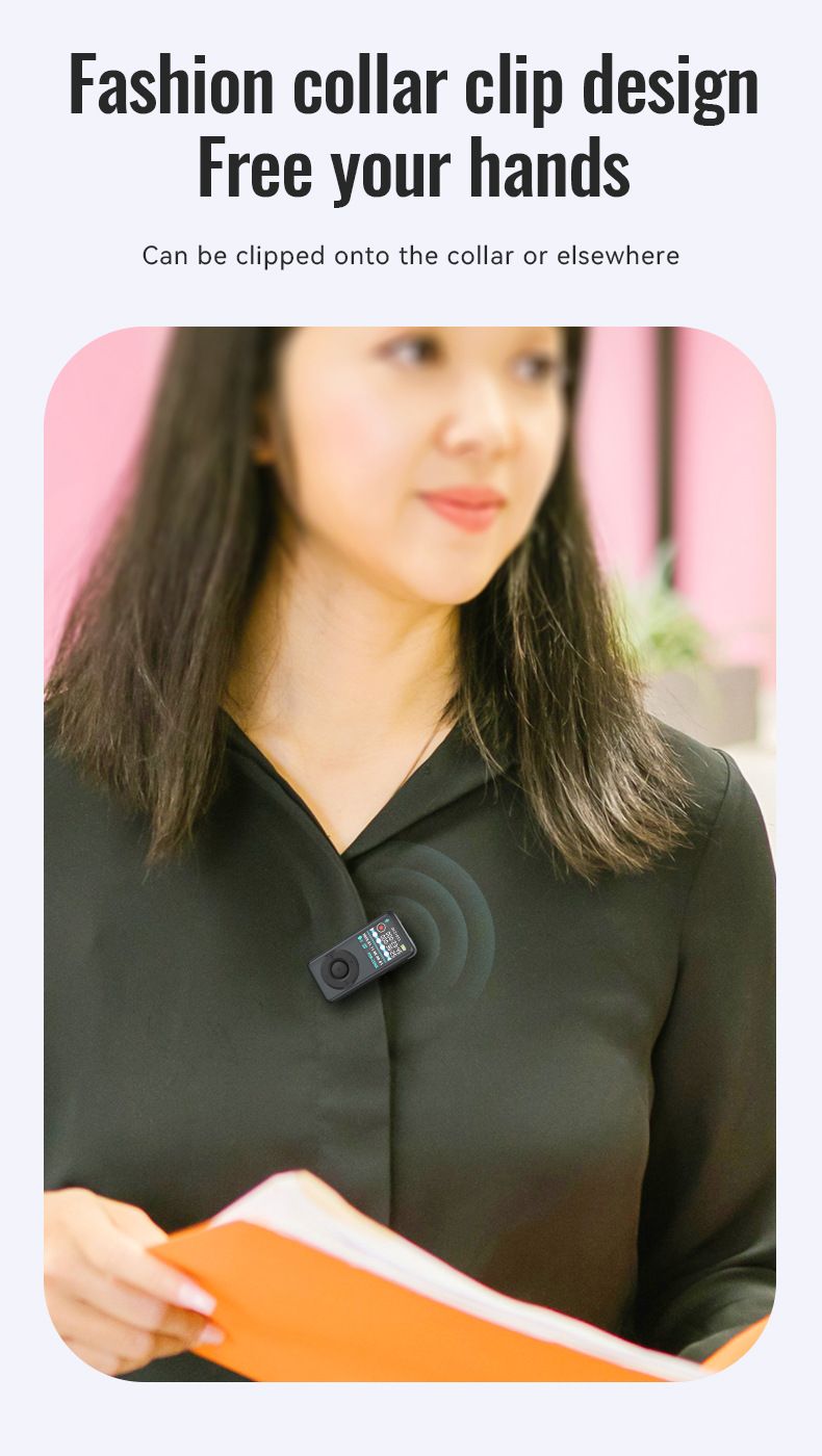 Digital Voice Recorder M21 Strong Magnetic MP3 HD Noise Reduction AI Smart Voice Control Recorder Long Standby Recorder_voghion.com