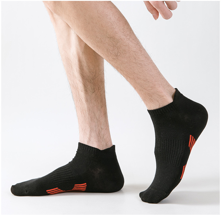 Zhuji Summer Thin Cotton Low Shallow Cut Short Tube Running Sports Men's Socks Batch_voghion.com