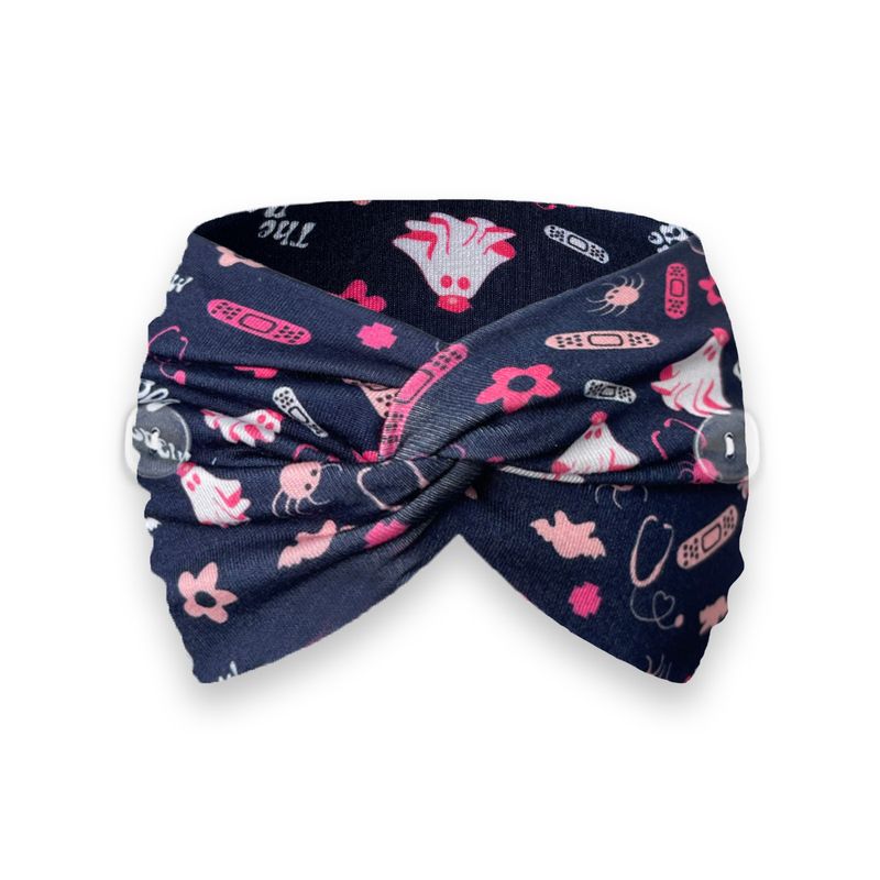 Maschera protettiva per la fronte con bottoni a croce stampati e anti-strangolamento, per medico e infermiere, in vendita calda_voghion.com