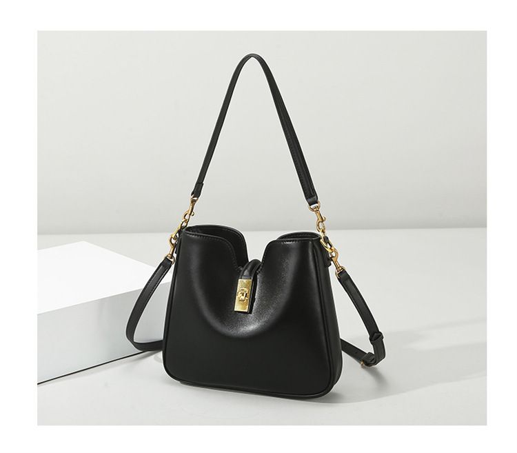 LEMON KOKO Damen-Umhängetasche – Stilvolle Schultertasche für den täglichen Gebrauch, weiches PU-Leder, geräumiges Beuteldesign mit Schlossverschluss_voghion.com